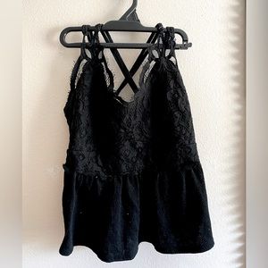 UNWORN Cute black top from ocean drive size medium